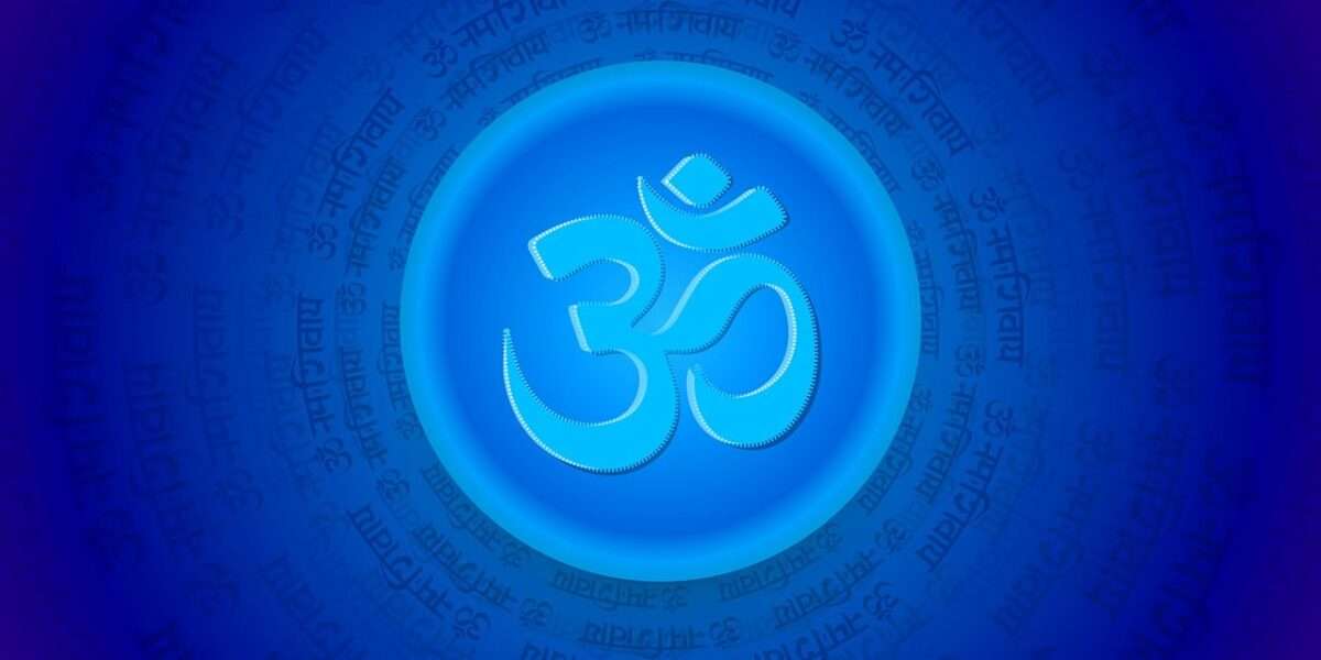 Om symbol, one of the 8 Auspicious Symbols in Hinduism
