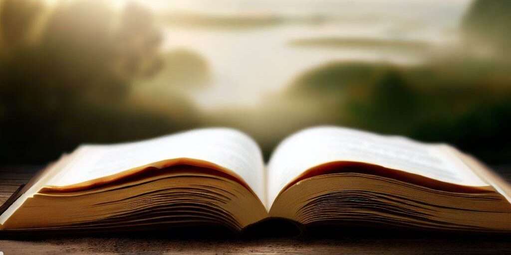 Open book displaying Life Lessons from Bhagavad Gita.