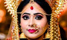 A radiant Hindu bride adorned with Solah Shringaar embodying centuries-old Hindu traditions